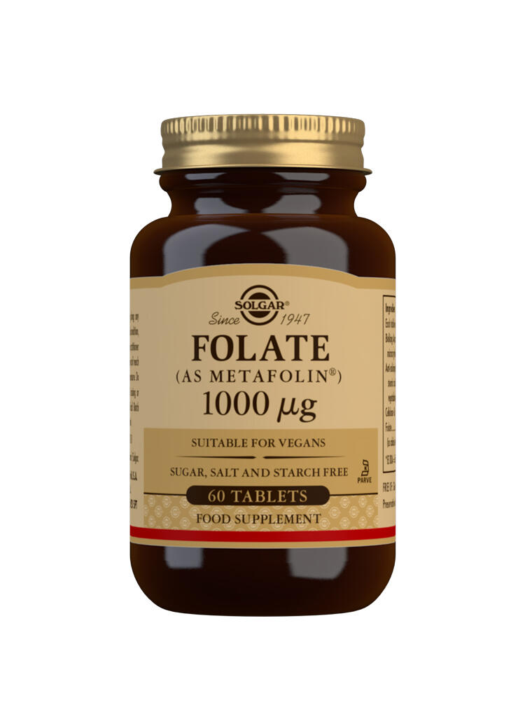 FOLATE 1000μg (METAFOLIN) tabs 60s