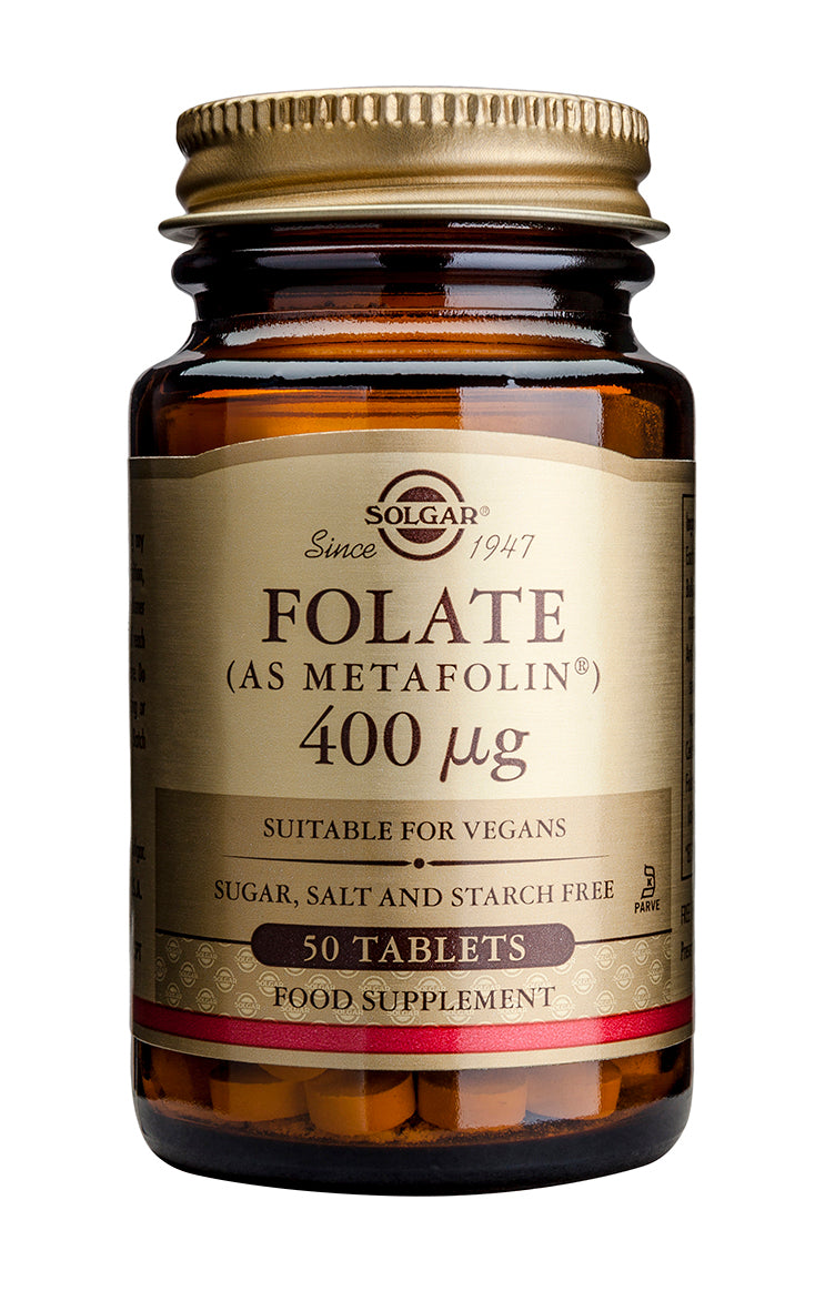 Folate (as Metafolin) 400mcg 50 tabs