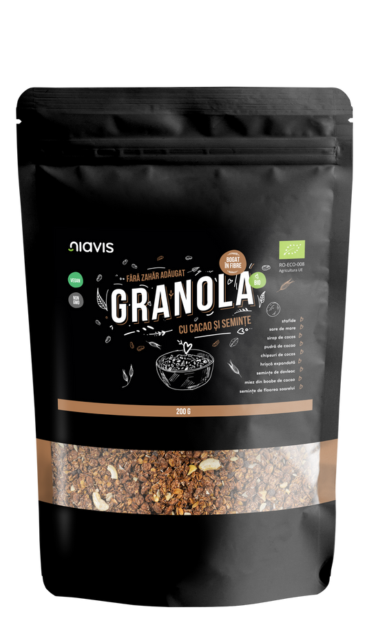 Granola cu Cacao si Seminte Ecologica/BIO 200g