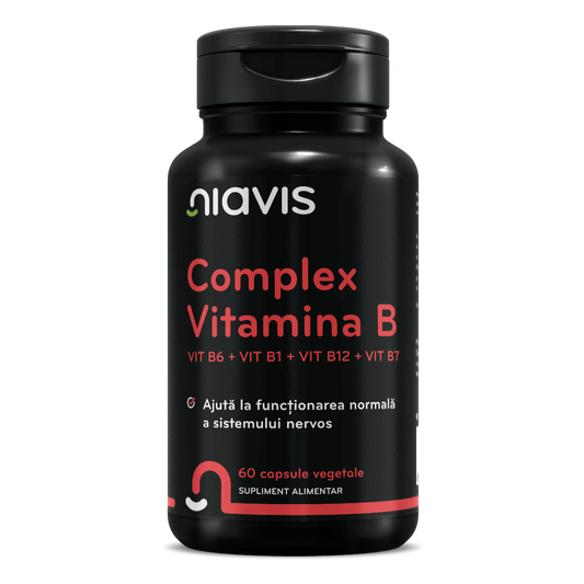 Vitamina B Complex - Vit B6 + Vit B1 + Vit B12 + Vit B7 60CPS