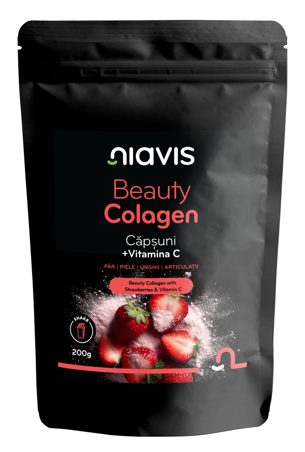 Beauty Colagen cu Capsuni si Vitamina C 200g