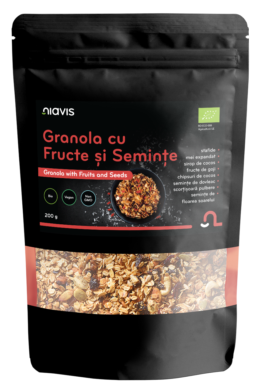 Granola cu Fructe si Seminte Ecologica/BIO 200g