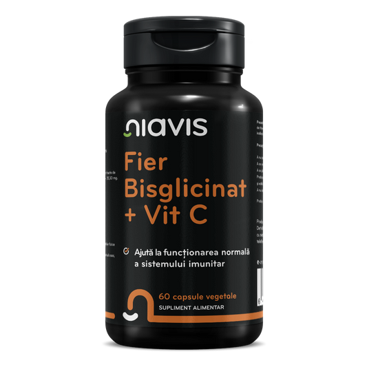 Fier Bisglicinat + Vitamina C 60cps