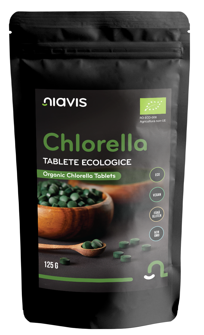 Chlorella Tablete Ecologice/BIO 125g