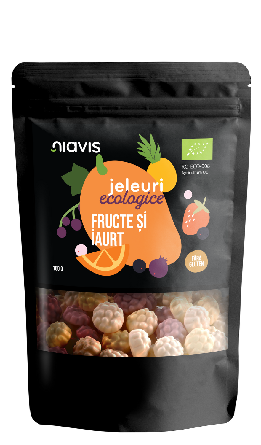Jeleuri Ecologice cu Fructe si Iaurt 100g