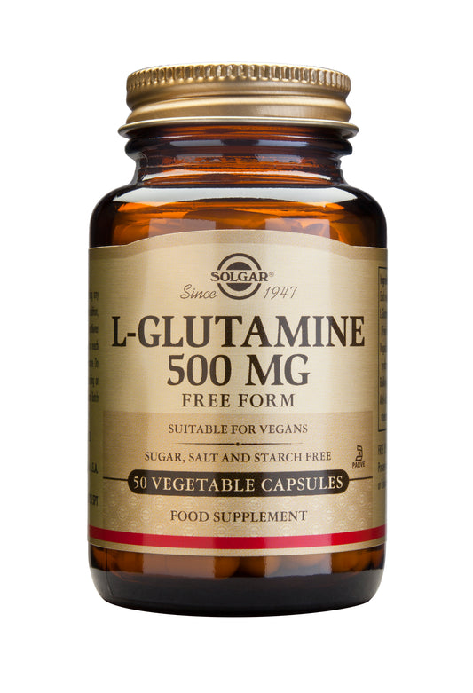 L-Glutamine 500mg 50veg caps