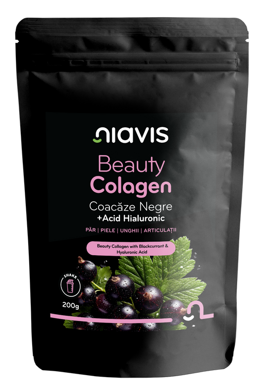 Beauty Colagen  cu Coacaze Negre si Acid Hialuronic 200g