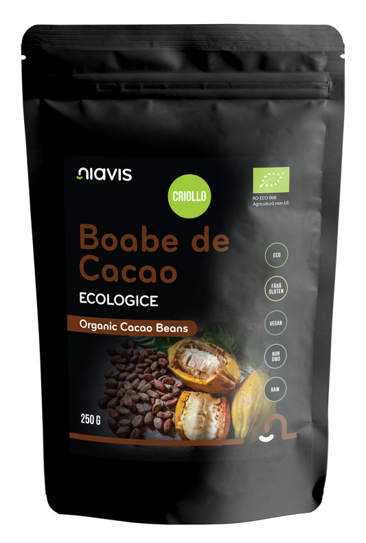 Boabe de Cacao Intregi Ecologice/Bio 250g