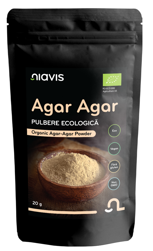 Agar - Agar Pulbere Ecologica /BIO 20g